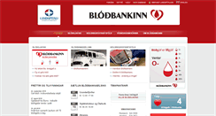 Desktop Screenshot of blodbankinn.is